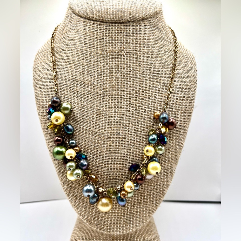 Vintage Premier Designs Multicolor Bead Necklace